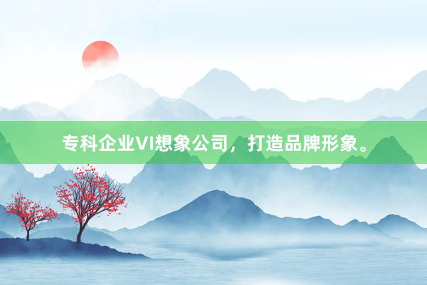 专科企业VI想象公司,打造品牌形象。
